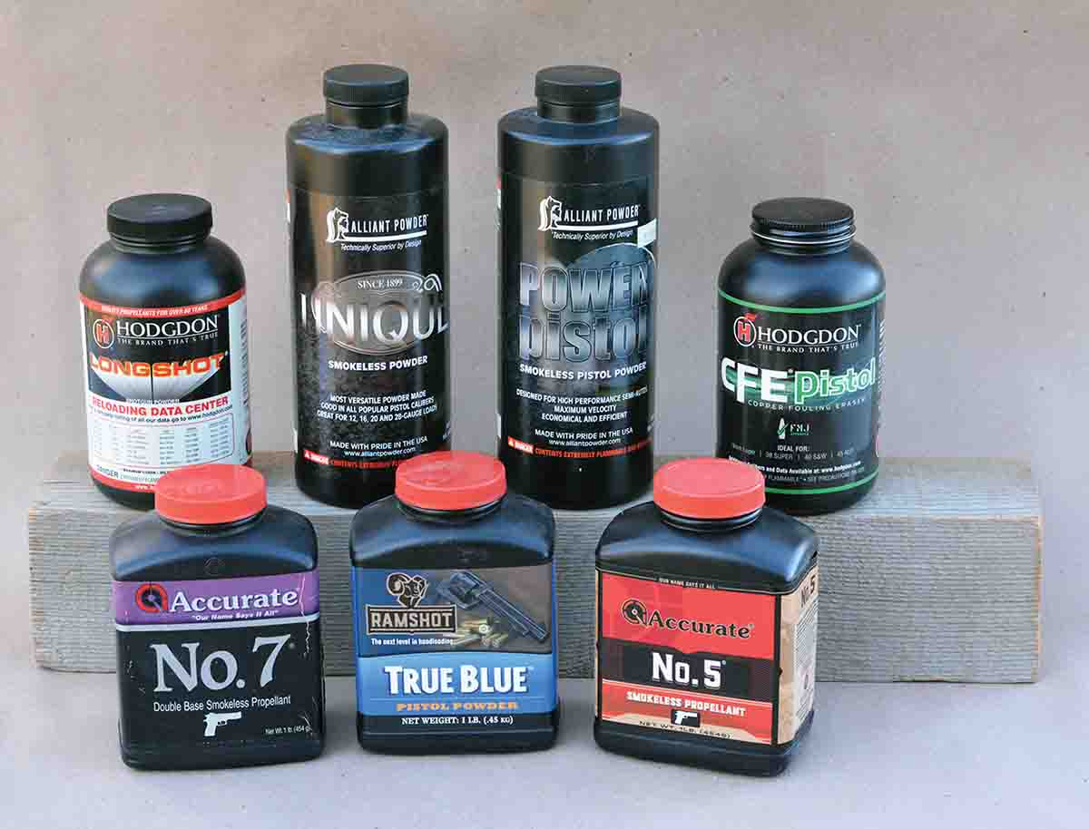 Handgun powders with a medium burn rate can offer an outstanding blend of improved velocity and top-notch accuracy.